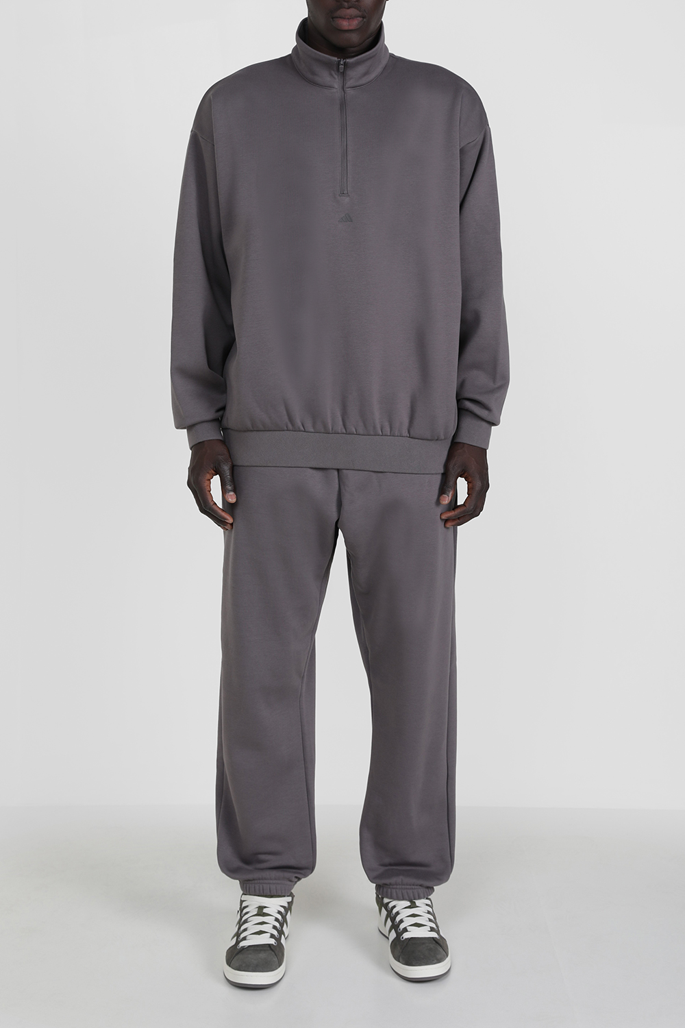 סווטשירט עם חצי רוכסן ADIDAS ORIGINALS